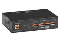 Black Box Industrial USB 2.0 Hub with Isolation, 4-Port