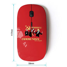 Load image into Gallery viewer, KawaiiMouse [ Optical 2.4G Wireless Mouse ] Communism Party Soviet Poster Red
