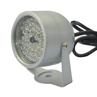 940nm Invisible IR LED Illuminator CCTV Camera Fill Light 48PCS Infrared LED 5-10METERS Viewing Range DC12V1A Power Supply