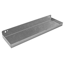 Load image into Gallery viewer, Peachtree Woodworking 18&quot; x 5&quot; x 1&quot; Steel Storage/Tool Tray Solid Bottom

