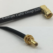 Load image into Gallery viewer, 12 inch RG188 SMA MALE ANGLE to SMB MALE BULKHEAD Pigtail Jumper RF coaxial cable 50ohm Quick USA Shipping

