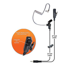 Load image into Gallery viewer, Klein Director 2-Wire Earpiece and Mic Headset for Motorola Visar 3.5mm Threaded Connectors. (See Description Two-Way Radio Compatibility List) 3 Year Warranty
