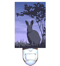 Load image into Gallery viewer, Evening Hare Silhouette Decorative Night Light

