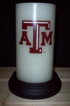 Load image into Gallery viewer, Texas A &amp; M Flameless Pillar Candle
