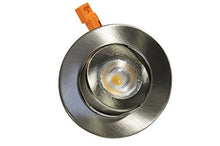 Load image into Gallery viewer, NICOR Lighting 2-Inch Dimmable 3000K LED Gimbal Downlight for NICOR 2-Inch Recessed Housings, Nickel (DLG2-10-120-3K-NK)
