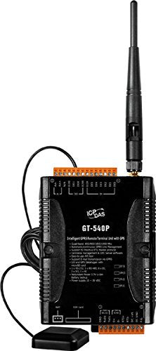 ICP DAS GT-540P Cellular Wireless Intelligent GPRS Remote Terminal Unit with GPS and 2G Micro SD Card for Remote Monitoring Applications