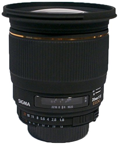 Sigma 20mm f/1.8 EX DG RF Aspherical Wide Angle Lens for Nikon SLR Cameras