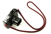 Load image into Gallery viewer, Lance Camera Straps Non-Adjust Neck Strap Cord Camera Neck Strap - Burgundy, 42in
