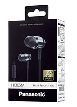 Load image into Gallery viewer, Panasonic Canal Type Earphone High Resolution Sound Source Compatible (1 Key with Remote Control Model) RP-HDE5M-S ?Silver?
