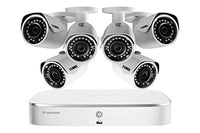 Lorex HDIP86W 8 Channel Security NVR system with 2K resolution IP cameras featuring Color Night Vision