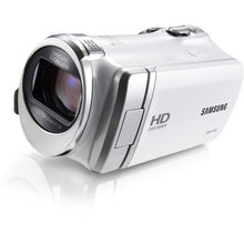 Load image into Gallery viewer, Samsung White HMX-F90 HD Camcorder with 52x Optical Zoom, 2.7&quot; LCD Display
