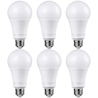 TORCHSTAR Dimmable A21 LED Light Bulbs, CRI 90, Super Bright LED Light Bulb 100W Equivalent, 17W, UL & Energy Star Listed, 25,000hrs, E26 Standard Base, No Flicker, 1600lm, 5000K Daylight, Pack of 2