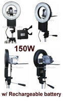 150W Continuous Video Ring Light for Panasonic AG-HMC40, HMC150, HMC70, DVX100BP, DVX100A, DVC20, DVC30, HVX200A, HSCIU, HDC-TM300, TM10K, TM20K, TM350, TM20