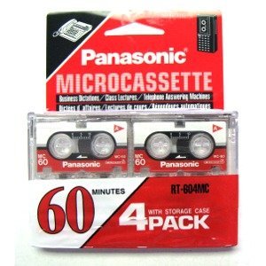 Panasonic Microcassette MC-60 4/pack
