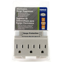 Load image into Gallery viewer, Prime PB002110 540-Joule 3 Outlet White Surge Tap Protector
