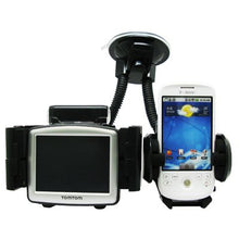 Load image into Gallery viewer, EMPIRE Black Adjustable Car Windshield Mounts for Samsung Galaxy Ring
