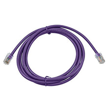 Load image into Gallery viewer, Buhbo 10 ft Cat5E UTP Ethernet Network Non Booted Cable (10-Pack), Purple
