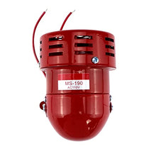 Load image into Gallery viewer, Sydien 1Pc Red AC 110V 114dB Industrial Motor Alarm Bell Horn Sound Buzzer Siren
