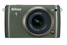Load image into Gallery viewer, Nikon 1 S1 10.1 MP HD Digital Camera with 11-27.5mm VR 1 NIKKOR Lens (Khaki)
