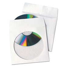 Load image into Gallery viewer, Quality Park 77203 CD/DVD Sleeves,Moisture/Tear Resistant,4-7/8-Inch x5-Inch,100/PK,WE
