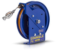 Coxreels EZ-SD-75-1 Safety Series Spring Rewind Static Discharge Cord Reel: 75' cord, stainless steel cord