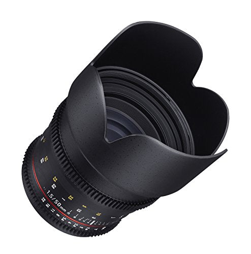 Samyang Cine DS SYDS50M-MFT 50mm T1.5 AS IF UMC Full Frame Cine Lens for Olympus and Panasonic Micro Four Thirds