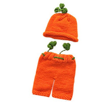 Load image into Gallery viewer, Pinbo Baby Boys Girls Photography Prop Crochet Halloween Pumpkin Hat Shorts
