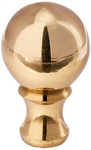 Load image into Gallery viewer, Royal Designs, Inc F-106PB Lamp FinialPolished Brass
