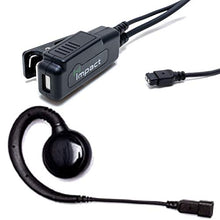 Load image into Gallery viewer, Impact I2-G1W-EH5 Gold Series 1-Wire Surveillance Earpiece Kit for Icom F + BC-100 Handheld Radios
