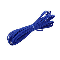 Aexit 8mm Dia Tube Fittings Tight Braided PET Expandable Sleeving Cable Wire Wrap Sheath Microbore Tubing Connectors RoyalBlue 10M