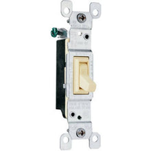 Load image into Gallery viewer, Pass &amp; Seymour 660IGCACC20 Grounded Copper/Aluminum Single Pole Toggle Switch, 15-Amp, 120-volt, Ivory
