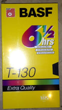 Load image into Gallery viewer, BASF T-130 6 1/2 Hour Extra Quality Blank VHS Tape (Video Cassette Recording Tape)
