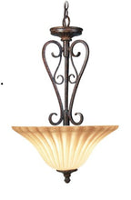 Load image into Gallery viewer, Woodbridge Lighting 22012-RSI Avondale Pendant, 16-Inch by 24-Inch, Rustic Iron
