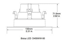 Load image into Gallery viewer, Bioluz LED 4-inch 13 Watt 90 CRI Dimmable LED Retrofit Recessed Lighting Fixture - 2700K LED Ceiling Light - 910 Lumen Recessed Downlight UL-Listed JA8 CEC
