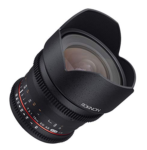Rokinon DS10M-NEX 10mm T3.1 Cine Wide Angle Lens for Sony Alpha E-Mount Interchangeable Lens Cameras