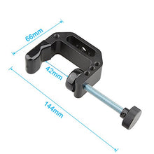 Load image into Gallery viewer, CAMVATE Universal C-Clamp,Aluminum Support Clamp Desktop Mount Holder Stand with 1/4-Inch- 20 &amp; 3/8-Inch-16 metal female socket
