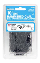 Load image into Gallery viewer, KingChain 504065 Hammered Oval Decorative Chain Kit, Black
