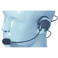 Load image into Gallery viewer, U-L Single Muff Behind The Head Headset Mic Inline PTT for Motorola Multi-Pin
