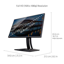 Load image into Gallery viewer, ViewSonic VP2458 24 Inch 60hz IPS 1080p Monitor with Ultra-Thin Bezels, 100% sRGB, Color Accuracy, Advanced Ergonomics, HDMI, USB, DisplayPort, VESA, Flicker Free, Blue Light Filter for Home/Office
