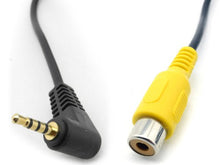 Load image into Gallery viewer, iSaddle RCA to 2.5mm AV-in Cable, Car Rear View Camera to GPS 2.5mm AV-in Adapter Cable
