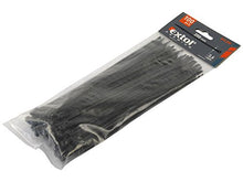 Load image into Gallery viewer, EXTOL PREMIUM Cable Ties 4.8 x 250 mm Pack of 100 Black Nylon
