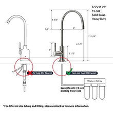 Load image into Gallery viewer, I Spring Ga1 Aw Reverse Osmosis, Kitchen Bar Sink Lead Free Drinking Water Faucet, Contemporary Style
