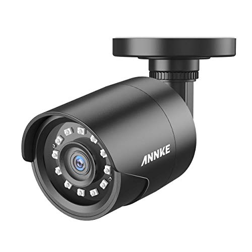 ANNKE 1080p HD-TVI Security Surveillance Camera for Home CCTV System, 2MP Bullet BNC Camera with 85 ft Super Night Vision, IP66 Surveillance Weatherproof Addon Wired Camera - E200