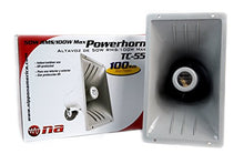 Load image into Gallery viewer, PA Power Horn Speaker 100 Watt Indoor Outdoor 80W w/ Bluetooth Audio Amplifier
