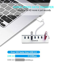 Load image into Gallery viewer, 7-Ports USB HUB 3.0 Super Speed Ultrathin Mini USB 3.0 HUB for PC Computer Peripherals Accessories
