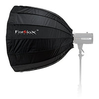 Fotodiox EZ-Pro Deep Parabolic Softbox 28in (70cm) - Quick Collapsible Softbox with Flash Speedring for Nikon, Canon, Yongnuo Speedlites and More