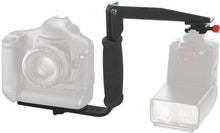 Load image into Gallery viewer, Pro Series 180 Quick Flip Rotating Flash Bracket For Sony, Nikon, Canon, Pentax, Olympus &amp; More Cameras &amp; Camcorders
