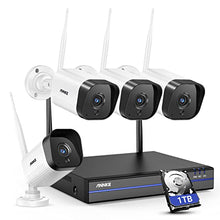 Load image into Gallery viewer, ANNKE WS300 3MP Wireless Camera System, 8 Channel 5MP Wireless NVR with 4Pcs 3MP Weatherproof IP Cameras, Work with Alexa, 100ft Night Vision, Smart Motion Alerts, 1TB HDD Included
