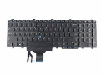 Replacement No Backlit Keyboard Without Frame for Dell Latitude E5550, US Layout Black Color
