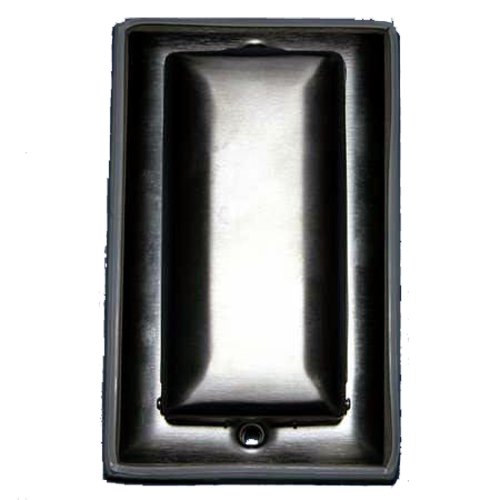Marinco 7879CR-FI Marine Stainless Steel Waterproof Electrical Cover with Lift Lid (Fits GFCI Duplex Receptacles)